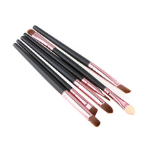 6 PCS Make Up makeup Cosmetics Brushes Eyeshadow Eyeliner Nose Smudge Tool Set Kit