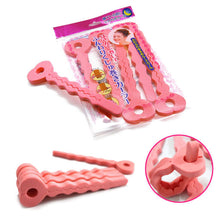 6 Pcs Magic Hair Salon Care Roller Sponge Curlers New pink