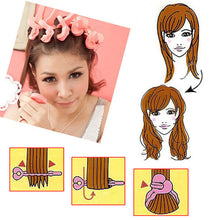 6 Pcs Magic Hair Salon Care Roller Sponge Curlers New pink