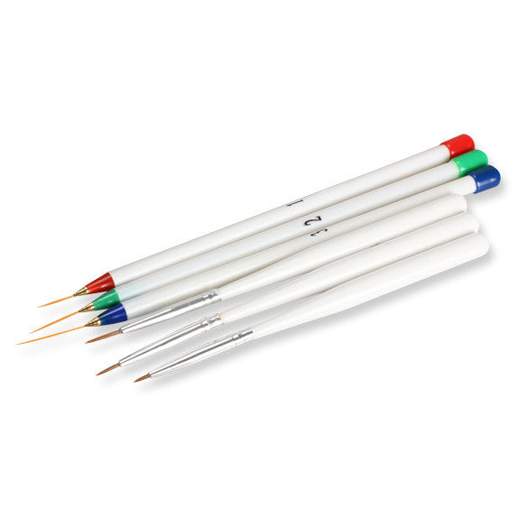 6PCS Unique Professional Nail Art Liner Drawing Pen Painting Brush Tools