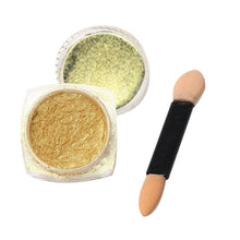 6Pcs 1g Nail Glitter Powder Shinning Nail Mirror Powder Makeup Art DIY Chrome Pigment With Sponge Stick High Quality 2017 Anne