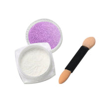 6Pcs 1g Nail Glitter Powder Shinning Nail Mirror Powder Makeup Art DIY Chrome Pigment With Sponge Stick High Quality 2017 Anne