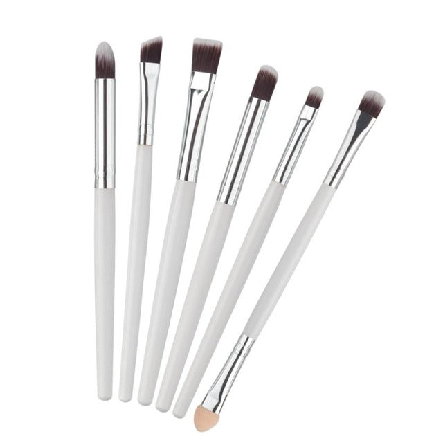 6Pcs Cosmetic Eyebrow Eyeshadow Brush Makeup Brush Sets Kits Tools pinceis para maquiagem Anne