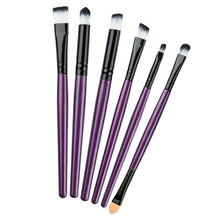 6Pcs Professional Makeup Brush Sets Cosmetic Foundation Eyeshadow Eyeliner Lip Brush Make Up Tool