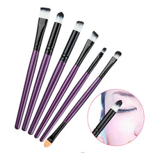 6Pcs Professional Makeup Brush Sets Cosmetic Foundation Eyeshadow Eyeliner Lip Brush Make Up Tool