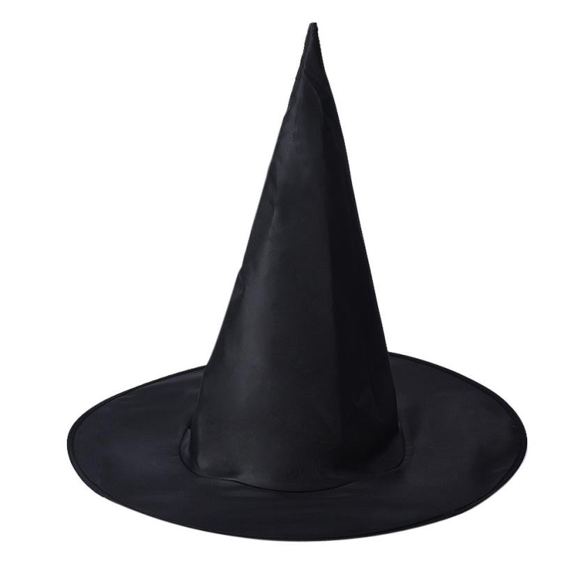 6Pcs/lot Adult Womens Men Holloween Costumes Witch Hats Black Hat For Halloween Costume Accessories Cap