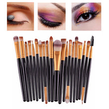 6pcs Eyebrow Stencils Eyeshadow Models Card Auxiliary Tools + 20PCS Make Up Brushes Mascara Lip Makeup Brush Set