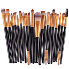 6pcs Eyebrow Stencils Eyeshadow Models Card Auxiliary Tools + 20PCS Make Up Brushes Mascara Lip Makeup Brush Set