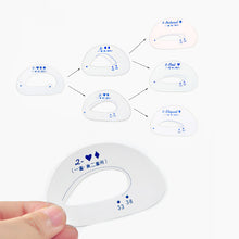 6pcs Eyebrow Stencils Eyeshadow Models Card Auxiliary Tools + Eye Shadow Makeup Shimmer Matte Eyeshadow Palette Set