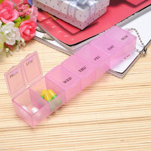 7 Days Weekly Tablet Pill Medicine Box Holder Storage Organizer Container Case Pill Box