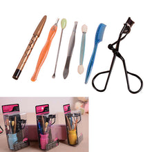 7 Pcs Cosmetic Eyelash Curler Clip Beauty Tool Beauty Eyebrow Clip Portable Makeup