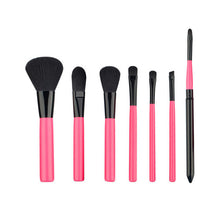 7Pcs Professional Cosmetic Makeup Foundation Powder Brush Set Eyeshadow Eyeliner Lip Brushes Tools