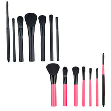 7Pcs Professional Cosmetic Makeup Foundation Powder Brush Set Eyeshadow Eyeliner Lip Brushes Tools