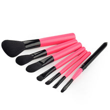 7Pcs Professional Cosmetic Makeup Foundation Powder Brush Set Eyeshadow Eyeliner Lip Brushes Tools