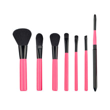 7Pcs Professional Cosmetic Makeup Foundation Powder Brush Set Eyeshadow Eyeliner Lip Brushes Tools