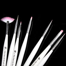 7pcs Nail Art Tips Gel Design Painting Pen Polish Brushes Drawing Tips Set