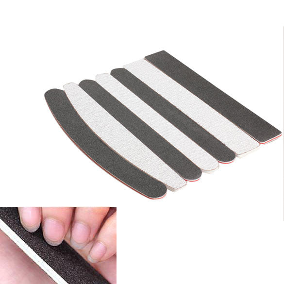 7pcs Nail Polisher Plastic Nail Polishing File Buffing Sandpaper Sanding