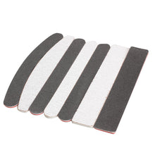 7pcs Nail Polisher Plastic Nail Polishing File Buffing Sandpaper Sanding