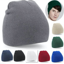 8 Colors 2017 Women Knitted Beanie Hat For Men Women Winter Spring Autumn Unisex Knitted Wool Warm Cap Bone
