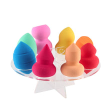 8 Hole Oval Puff Holder Drying Rack Organizer Cosmetic Shelf Tool Acrylic Material Anne