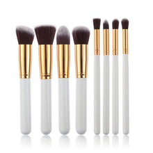 8PCS Brushes Make Up Beauty Cosmetics Foundation Blending Makeup Brush Kit Set Wooden Makeup Tool