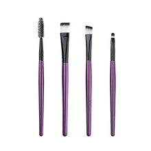 8Pcs Professional Eye Makeup Brushes Set Cosmetics Eyeliner Eyeshadow Eyelash Eyebow Flat Brush Make Up Tools kits