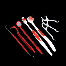 8Pcs/Set Oral Hygiene Cleaning Tools Set Portable Travelling Dental Care Remove Stains Toothbrush Teeth Cleaner Kits