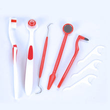 8Pcs/Set Oral Hygiene Cleaning Tools Set Portable Travelling Dental Care Remove Stains Toothbrush Teeth Cleaner Kits
