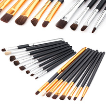 8Pcs/set Professional Eye Brushes Set Eyeliner Shadow Blend Pencil Makeup Brush 2 Colors