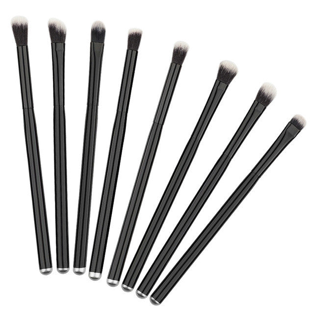 8pcs Fashion Pro Makeup Cosmetic Tool Set Foundation Eye Shadow Eyebrow Lip Brush