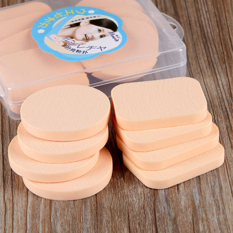 8pcs Women Lady Beauty Makeup Foundation Cosmetic Facial Face Soft Sponge Powder Puff Cosmetic Puff