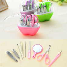 9Pcs Manicure Pedicure Ear Pick Nail Clippers Nail Care Kit Set Fashion Personal Care Tools Grooming Beauty Kits High Q