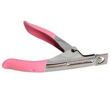 Acrylic Manicure UV Gel Nail Art Clippers Cutter Tips Pink Handle