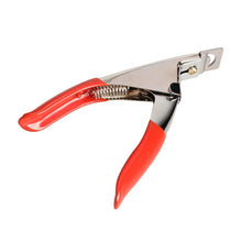 Acrylic Manicure UV Gel Nail Art Clippers Cutter Tips Red Handle