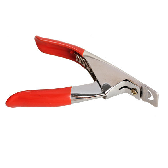 Acrylic Manicure UV Gel Nail Art Clippers Cutter Tips Red Handle
