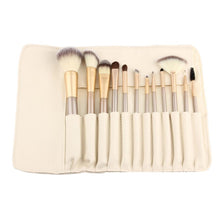 Adult 12pcs Makeup Brushes set Fondation Eyeshadow Cosmetic Tool with Leather set de brochas de maquillaje Anne