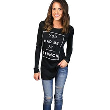 American Apparel 2017 women's t shirt Letter Print Women Long Sleeve Spring Summer Tee tops ropa mujer camisetas femininas #25