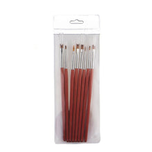 Anti-slip handle, soft hair 8Pcs Nail Art Liner Brush Drawing Pen Wooden Handle Manicure Tool Anne