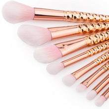 As picture show Color 8PCS/1Set Cosmetic Makeup Brush Makeup Brush Eyeshadow Brush Gold makeup brush set Anne