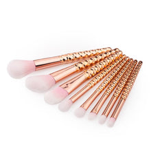 As picture show Color 8PCS/1Set Cosmetic Makeup Brush Makeup Brush Eyeshadow Brush Gold makeup brush set Anne