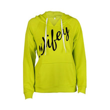 Autumn 2016 Women Velvet Hooded Sweatershirt Fluorescent Green Unsix Long Sleeve Print Letter Blouse Chandal Mujer Completo#A910
