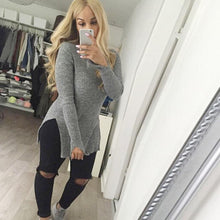 Autumn Winter SweatersTops Women 2016 Side Split knitted Sweaters Women 2016 Turtleneck Long Sleeve Slim jumpers Pull Femme