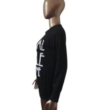 Autumn and Spring Shirts 2016 Womens Casual "Normal people scare me" Long Sleeve Tee Shirt Women Pullover Tops Ladies Roupas