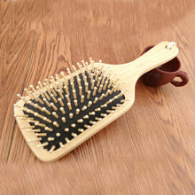BIG Wooden Paddle Brush Wooden Hair Care Spa Massage Comb Antistatic Comb Drop