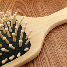 BIG Wooden Paddle Brush Wooden Hair Care Spa Massage Comb Antistatic Comb Drop