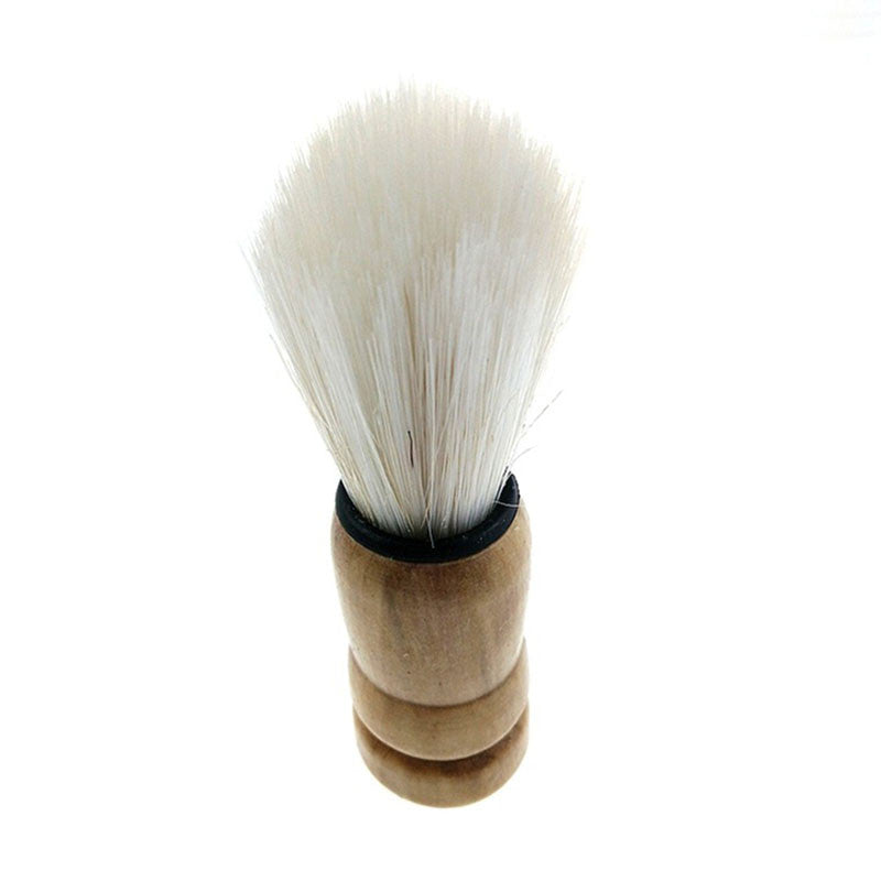 Barber Salon Shave Shaving Razor Brush Wood Handle Mustache Brushes For Men Clearance Beard Beauty Tools