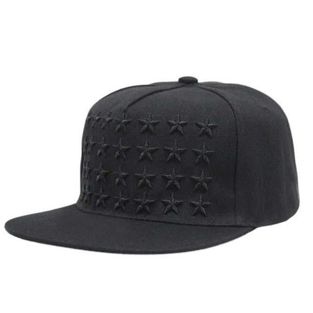Baseball Cap Embroidery Five-Pointed Star High Quality Hip-Hop Full Flat Tide Snapback Hat #2132