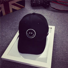 Baseball Cap Smile Embroidery Adjustable Unisex Summer Snapback Caps Flat Hat Casual Caps Gorro Feminino#121