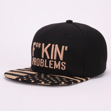 Baseball Caps Outdoor Hat F**K IN PROBLEMS Letter Embroidery Breathable Cotton Sun Shade Cap #2415