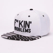 Baseball Caps Outdoor Hat F**K IN PROBLEMS Letter Embroidery Breathable Cotton Sun Shade Cap #2415